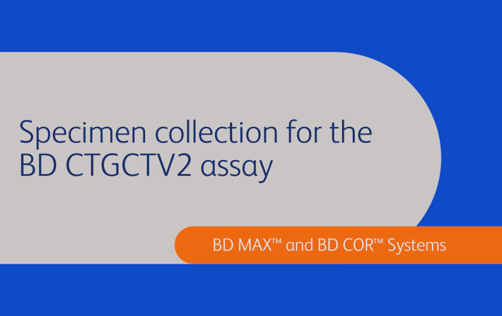 Specimen collection for the BD CTGCTV2 assay